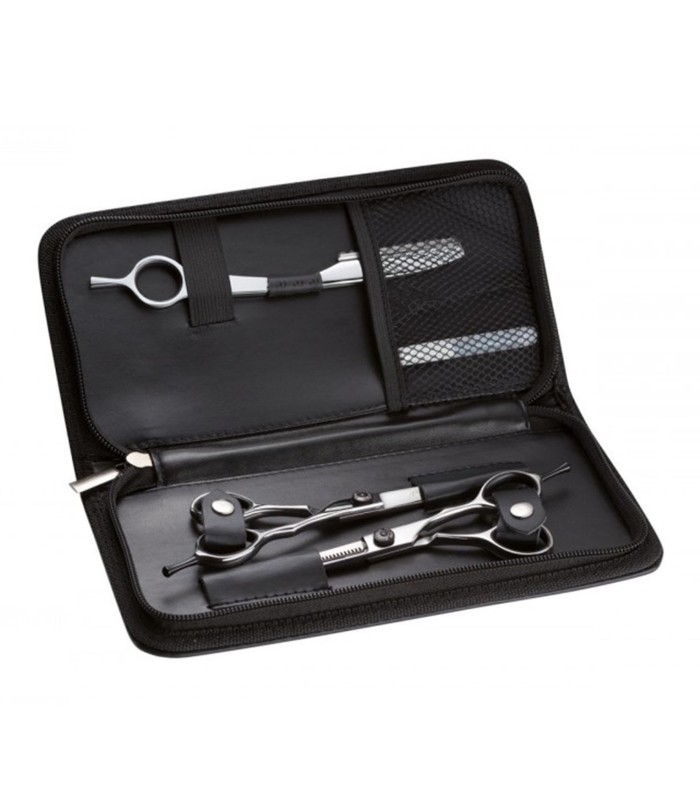 EUROSTIL ESTUDIANTE KIT DE CORTE 2 TIJERAS 1UN + NAVAJA 1U.