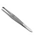 EUROSTIL PUNTA RECTA CROMADA PINZA DE DEPILAR 9CM 1UN