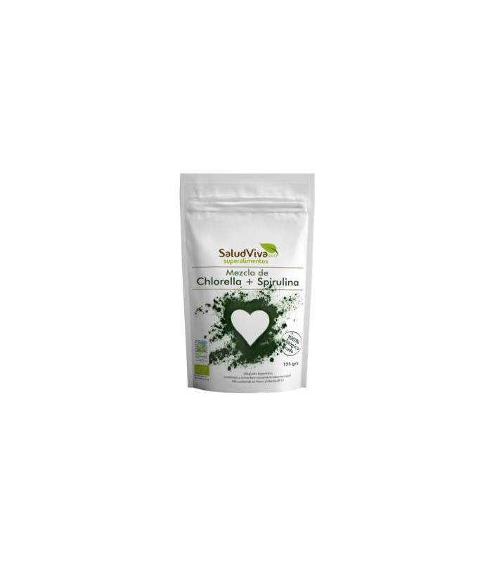 CHLORELLA Y ESPIRULINA mezcla en polvo 125gr. BIO
