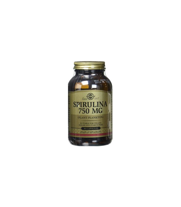 SPIRULINA VEGETARIAN 750mg. 80cap.