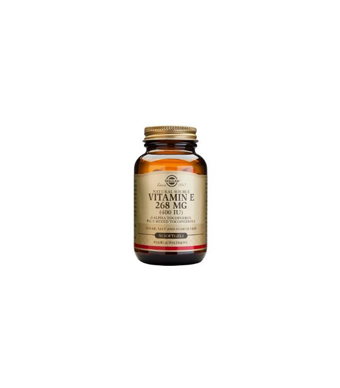 VITAMINA E 400ui (268mg) 50cap.blanda