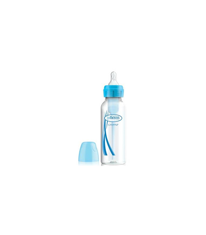 BIBERON OPTIONS B/ESTRE SILI REDON +0m 250ml azul