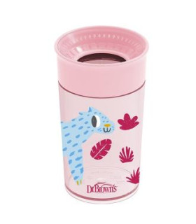 VASO 360 S/ BOQUILLA ROSA S/ ASAS 300ml