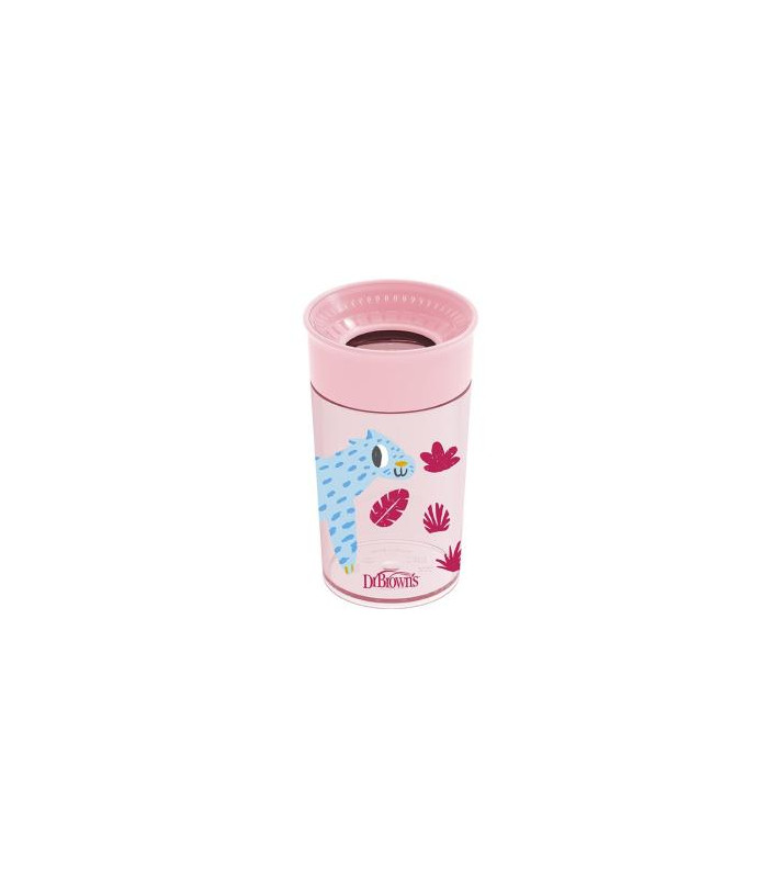 VASO 360 S/ BOQUILLA ROSA S/ ASAS 300ml