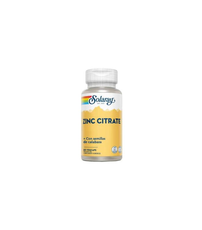 ZINC 25mg+SEMILLA DE CALABAZA 50mg 60vcap.