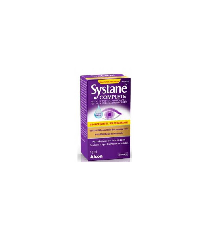 SYSTANE COMPLETE  gotas sin conservantes 10ml.