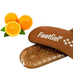 FOOTGEL plantillas gel hombre naranjo talla 43-46