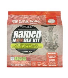 KIT NOODLES RAMEN arroz integral-miso-algas 194g