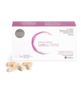 UNIK BIENESTAR EMOCIONAL 60cap.veg.