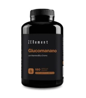 GLUCOMANANO con B3 y cromo 180caps.
