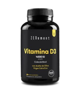 VITAMINA D3 con ac. de oliva 365perlas