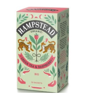 GREEN TEA-RASPBERRY infusion 20sbrs. BIO