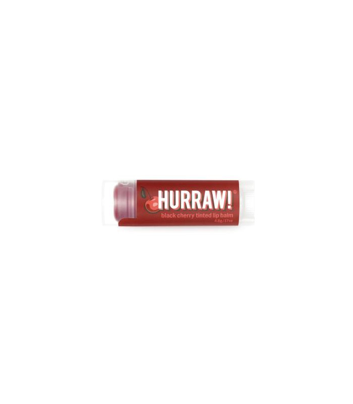 HURRAW balsamo labial tintado cereza negra