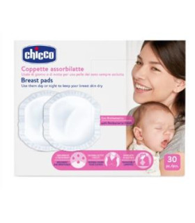 DISCO LACTANCIA absorb desechable antibact 30un