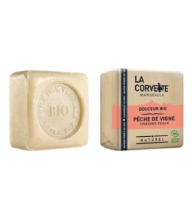 JABON EN PASTILLA melocoton de viña 100gr. BIO