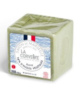 JABON EN PASTILLA marsella oliva cubo ECO  300gr.