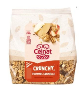 MUESLI CRUNCHY MANZANAS Y CANELA BIO 500gr.