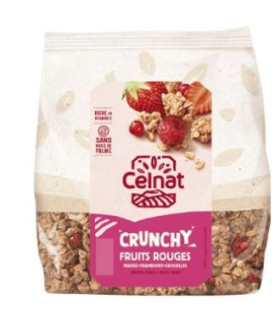 MUESLI CRUNCHY FRUTOS ROJOS  500gr. BIO
