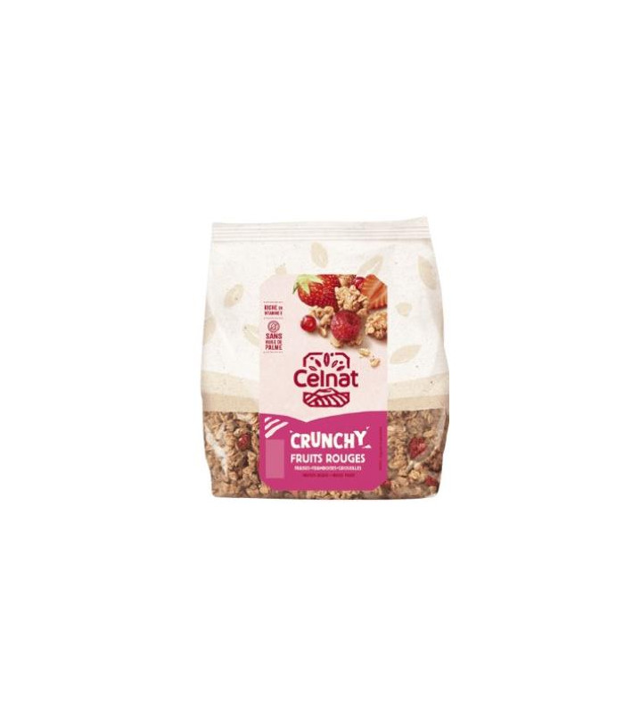 MUESLI CRUNCHY FRUTOS ROJOS  500gr. BIO