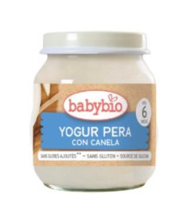 YOGUR DE VACA pera-canela 6meses 2udsx130g BIO SG