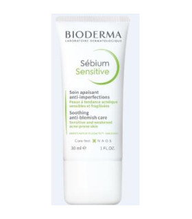 SEBIUM SENSITIVE calma rehidrata lesiones acne 30m