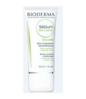 SEBIUM MAT CONTROL  hidrata y matifica 30ml.