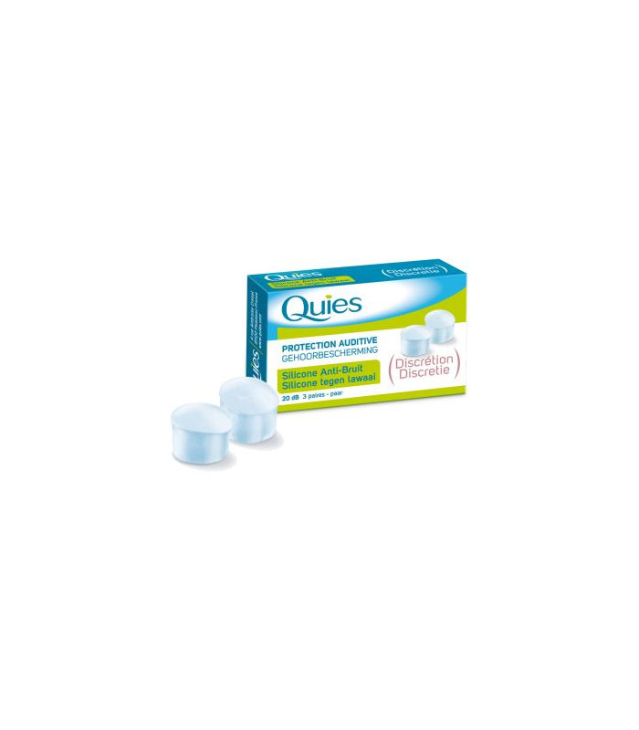 TAPONES ANTIRUIDO silicona 6ud. QUIES