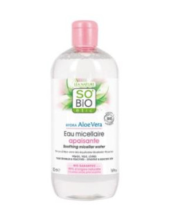 AGUA MICELAR CALMANTE aloe-rosas 500ml.
