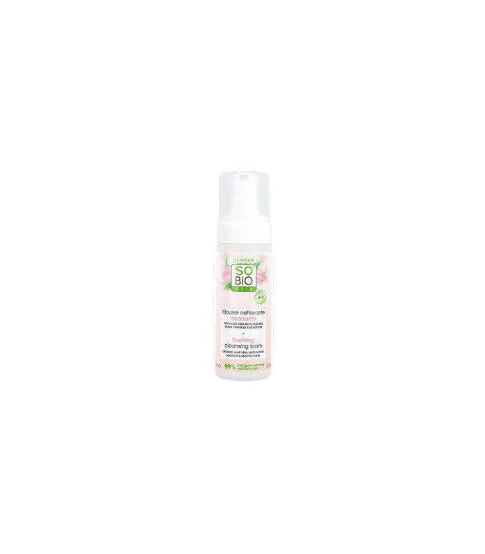ESPUMA LIMPIADORA CALMANTE aloe 150ml. BIO