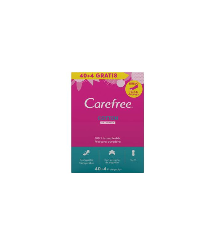 CAREFREE NORMAL TRANSPIRABLE 40+4ud.