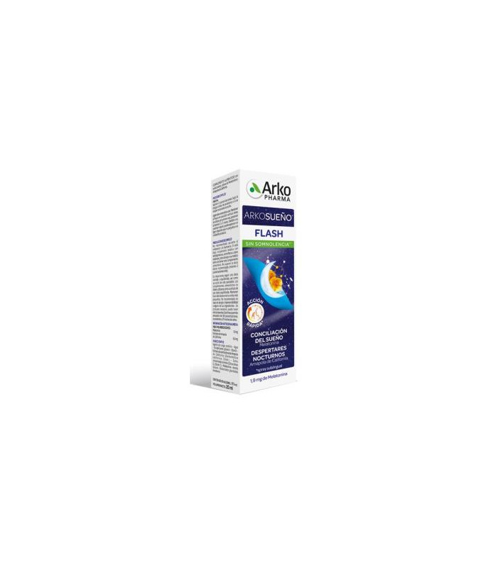 ARKORELAX sueño flash spray sublingual 20ml.