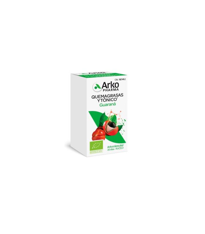 GUARANA 40arkocapsulas. BIO