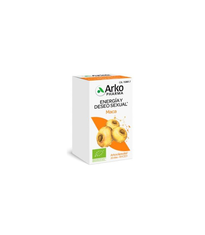 MACA 40arkocapsulas. BIO