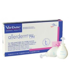 ALLERDERM SPOT-ON 4ml 6 pip &gt 10kg.