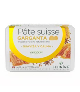 PATE SUISSE GARGANTA 40caramelos goma.