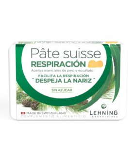 PATE SUISSE RESPIRACION 40caramelos goma.