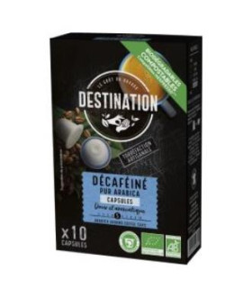 CAFE PUR ARABICA DESCAFEINADO 10capsulas cafe BIO
