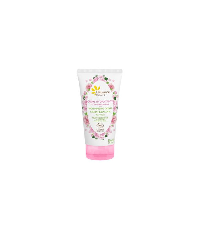 CREMA HIDRATANTE con rosa 50ml.