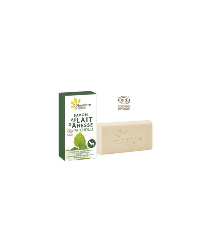 JABON LECHE DE BURRA con patchouli pastilla 100gr.