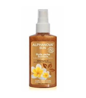 ACEITE SECO RADIANTE con purpurina 125ml. BIO