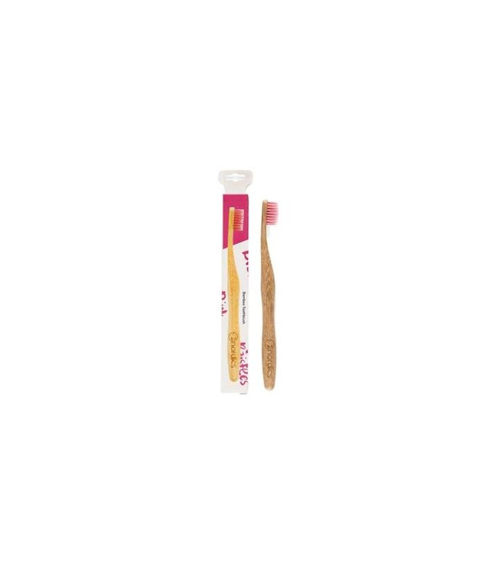 CEPILLO DENTAL BAMBU - rosa