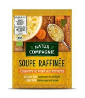 SOPA DE POLLO con fideos 12sbrsx40gr.