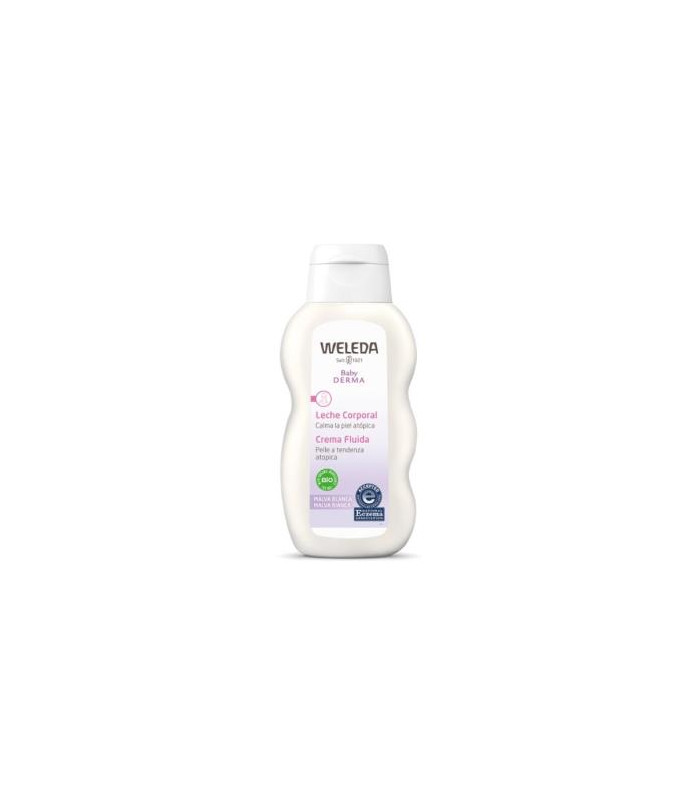 LECHE CORPORAL malva blanca BEBE-DERMA 200ml.