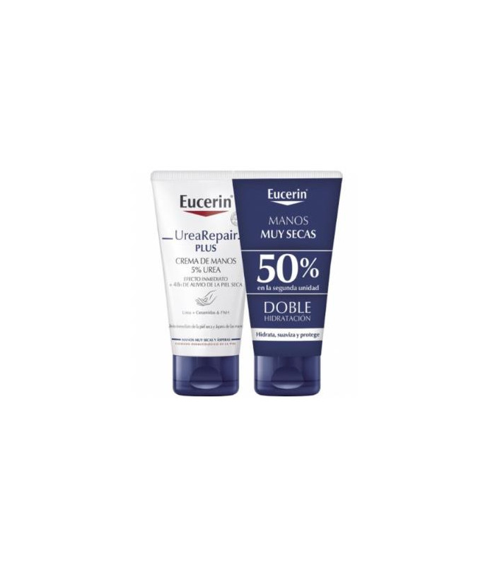 PACK UREA REPAIR crema de manos 5% urea 2ªu 50%