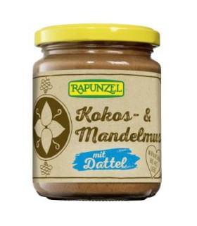 CREMA DE COCO Y ALMENDRAS con datil 250gr. BIO