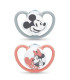 CHUPETE SPACE MICKEY ROJO 18-36 silicona 2ud.