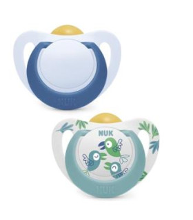 CHUPETE STAR 6-18 latex 2ud.