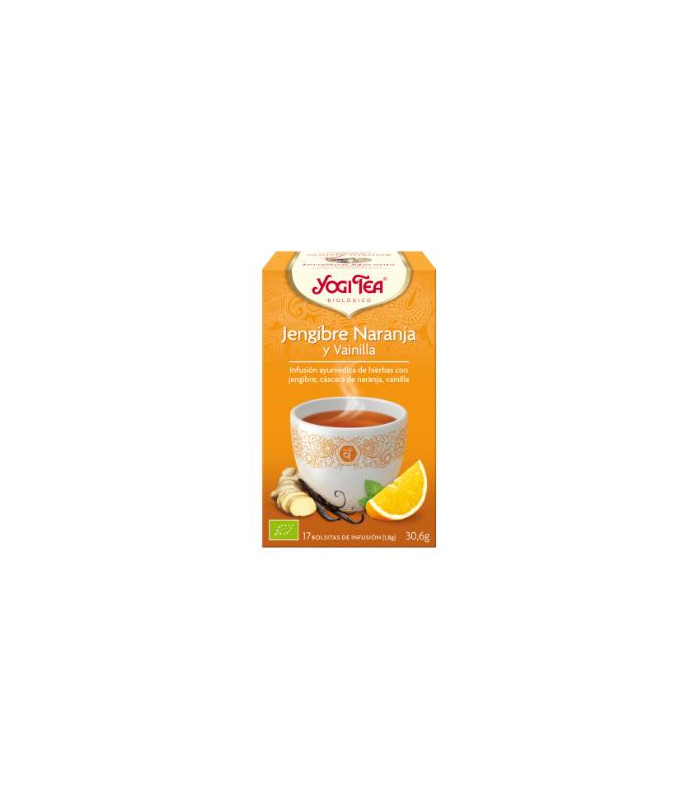 YOGI TEA JENGIBRE-NARANJA-VAINILLA 17infusiones