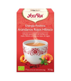 YOGI TEA ENERGIA POSITIVA arandano hibisco 17inf.