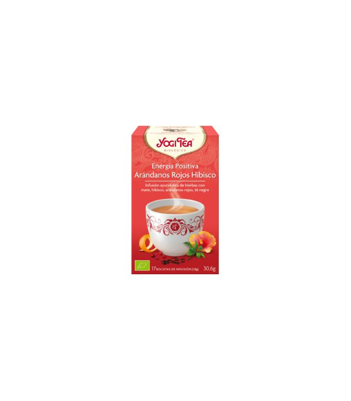 YOGI TEA ENERGIA POSITIVA arandano hibisco 17inf.